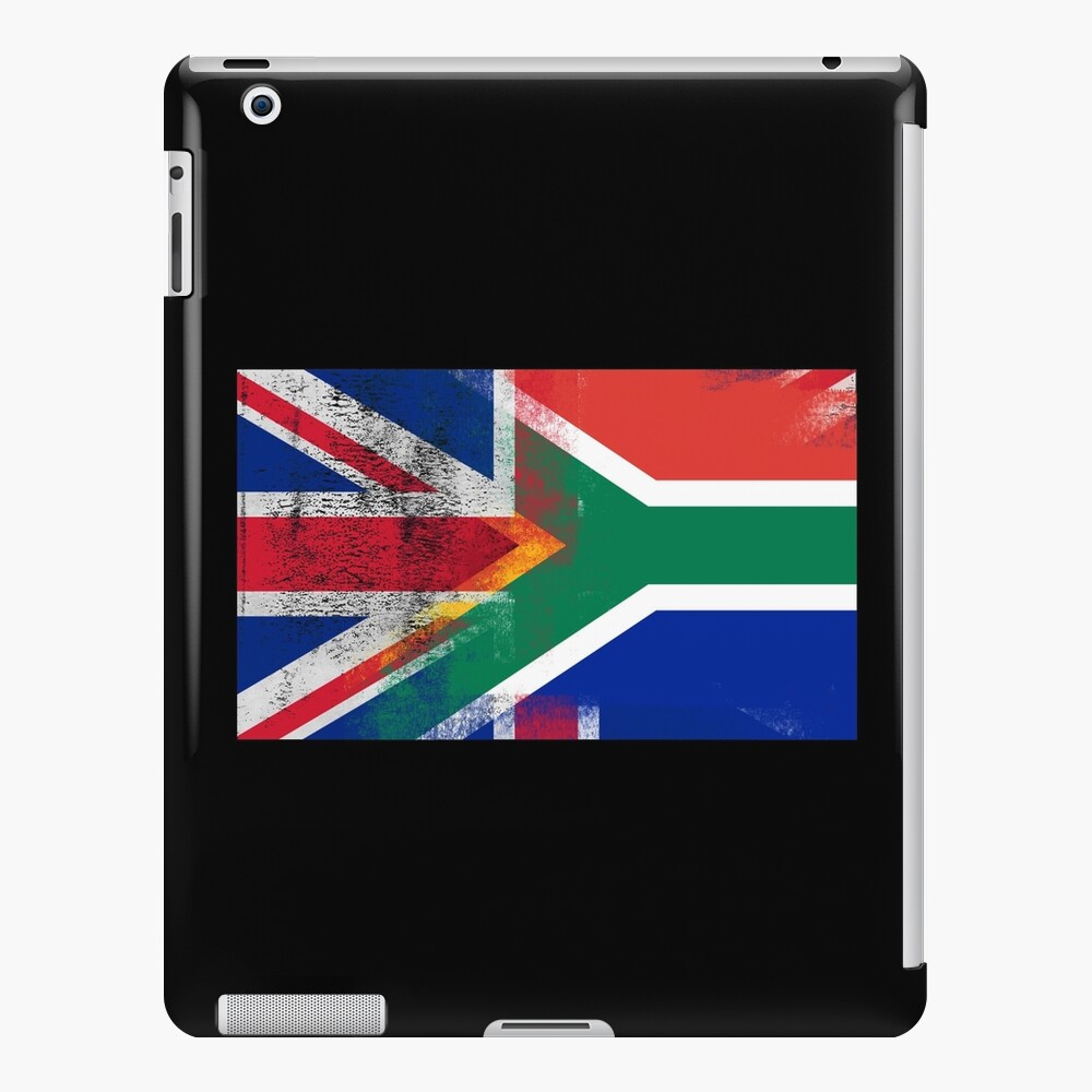 British South African Half South Africa Half Uk Flag Ipad Case And Skin By Ozziwar Redbubble 0158