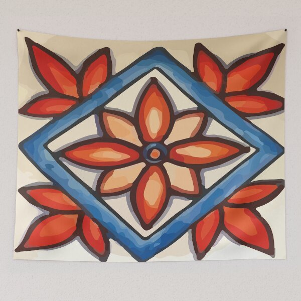 Item preview, Vintage mexican backyard authentic tile house decoration  designed and sold by T-Mex.