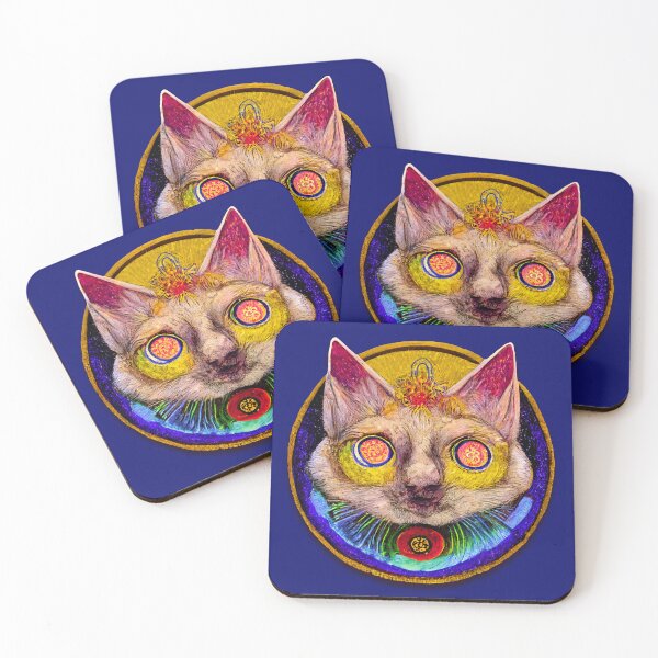 Item preview, Feline Psychedelia II designed and sold by MoreMachine.