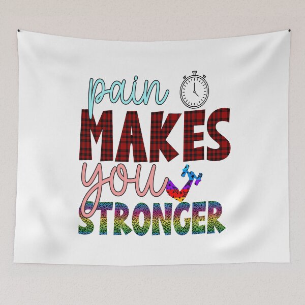 Item preview, GYM Lover :Pain Makes You Stronger designed and sold by remonss.