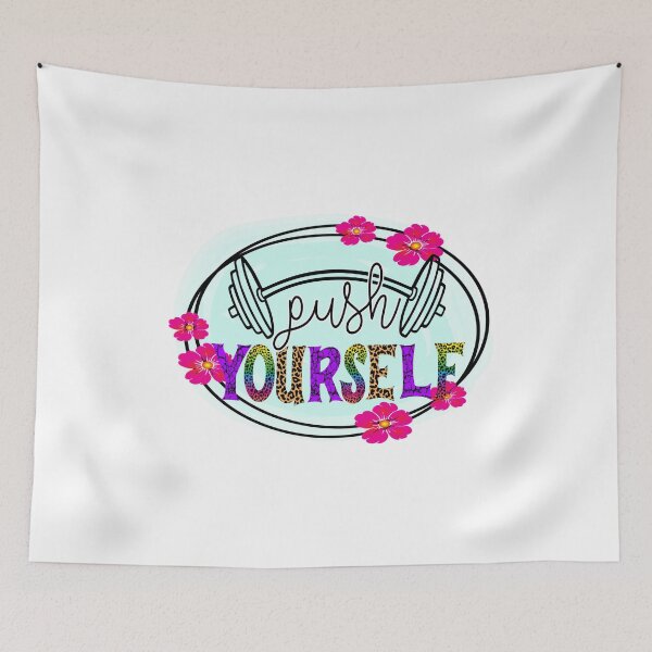 Item preview, fitness lover Saying :Push Yourself designed and sold by remonss.