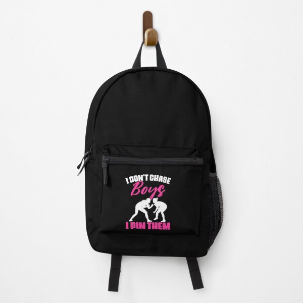 Item preview, I Don't Chase Boys I Pin Them Funny Wrestling For A Wrestler designed and sold by Nessshirts.
