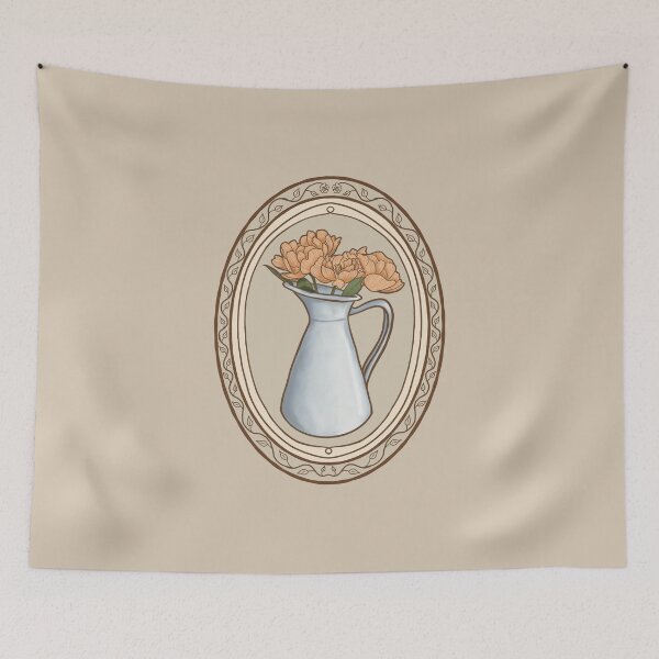 Item preview, Art Nouveau Rustic Vase with Roses designed and sold by Elizabeth Miller.