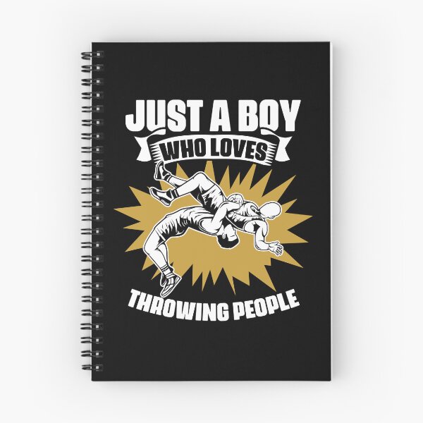 Item preview, Just A Boy Who Loves Funny Wrestling Sports Fan For Wrestler designed and sold by Nessshirts.