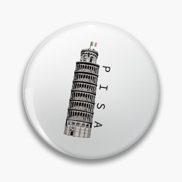 Item preview, Pisa Leaning Tower Design (stickers, face masks, apparel, posters, etc.) designed and sold by JaidenBirdie.