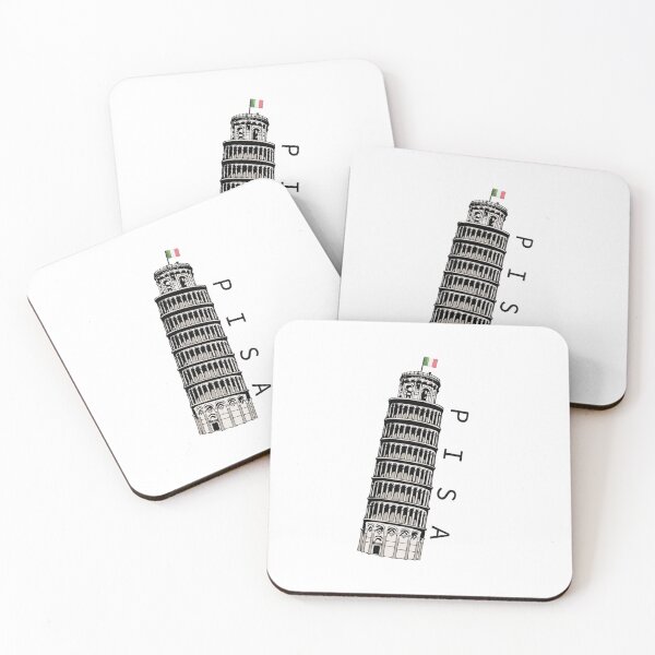 Item preview, Pisa Leaning Tower Design (stickers, face masks, apparel, posters, etc.) designed and sold by JaidenBirdie.