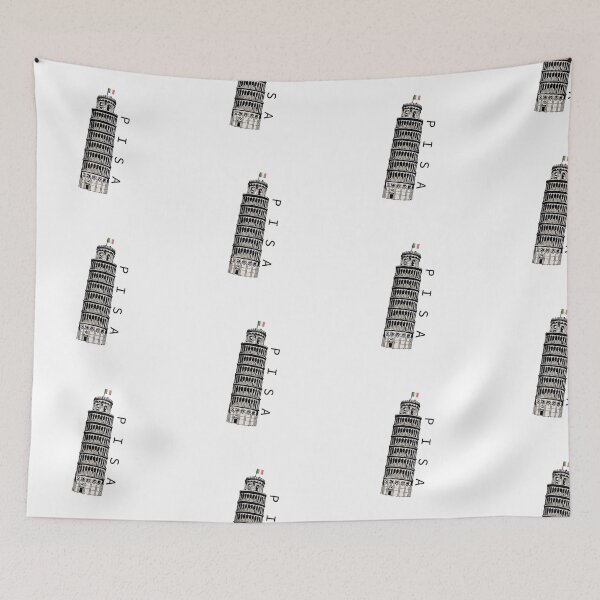 Item preview, Pisa Leaning Tower Design (stickers, face masks, apparel, posters, etc.) designed and sold by JaidenBirdie.