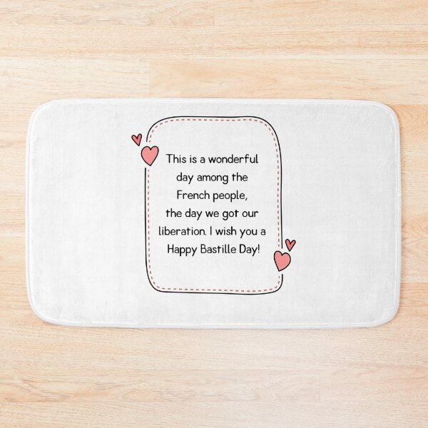 Item preview, Bastille Day Quote designed and sold by ZackaryWalter.