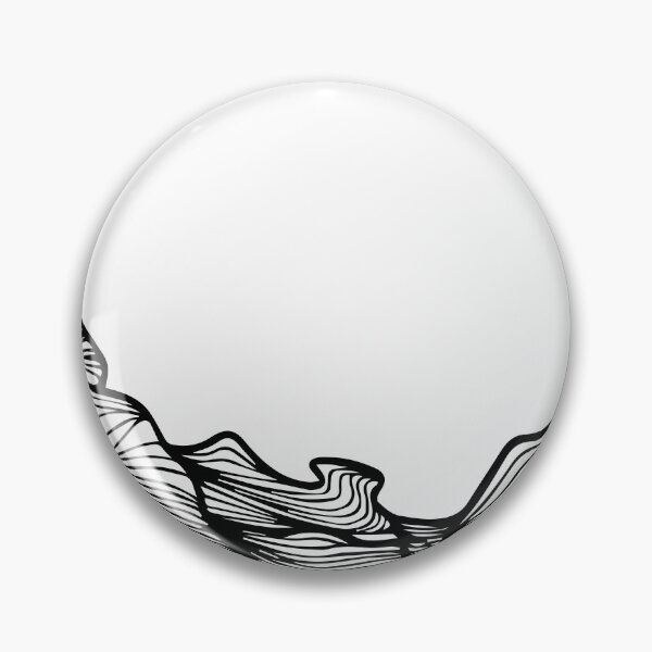 Item preview, Paisaje linear montañas negro designed and sold by SofisGarden.