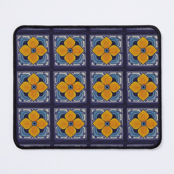 Item preview, Orange fleur classic decorative talavera tile house decoration designed and sold by T-Mex.