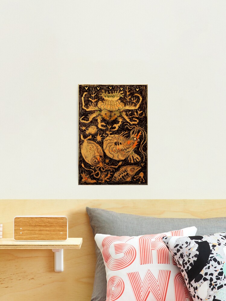 Thumbnail 2 of 3, Photographic Print, Deep Sea Life designed and sold by jomajaba.