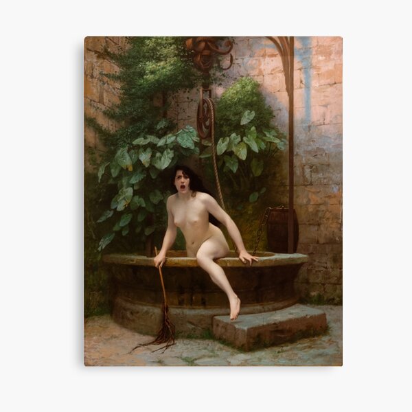 Item preview,  Truth coming out of her well to shame mankind print - Truth Coming Out of Her Well by Jean Leon Gerome designed and sold by TeeARTHY.