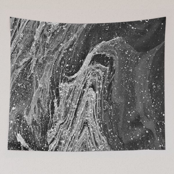 Item preview, Fluid Abstract Art Design - Black and White designed and sold by Tjokko-chan.