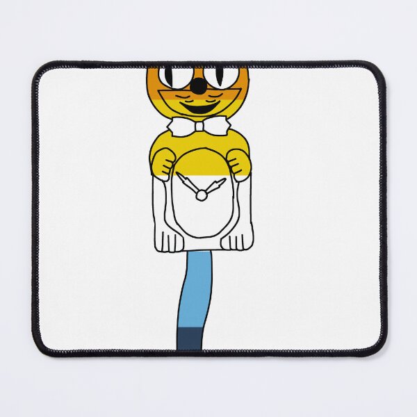 Item preview, Aro Ace Cat Clock designed and sold by sproutsofart.