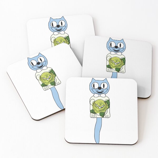 Item preview, Achellian Cat Clock designed and sold by sproutsofart.