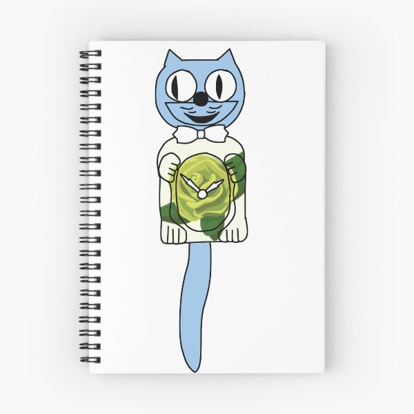 Item preview, Achellian Cat Clock designed and sold by sproutsofart.