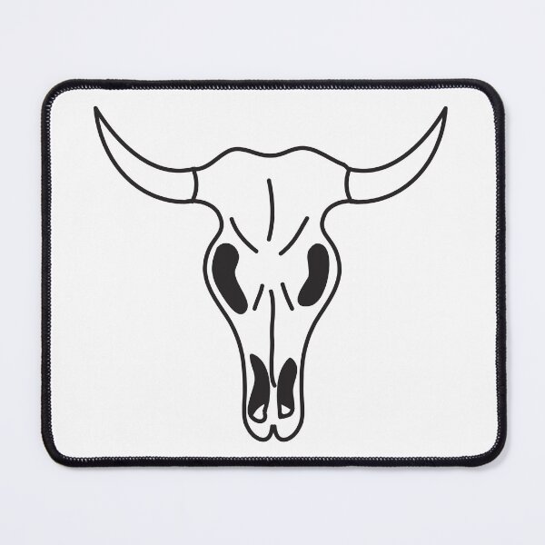 Item preview, Simple cartoon cow/bull skull  designed and sold by LB-Clothes.