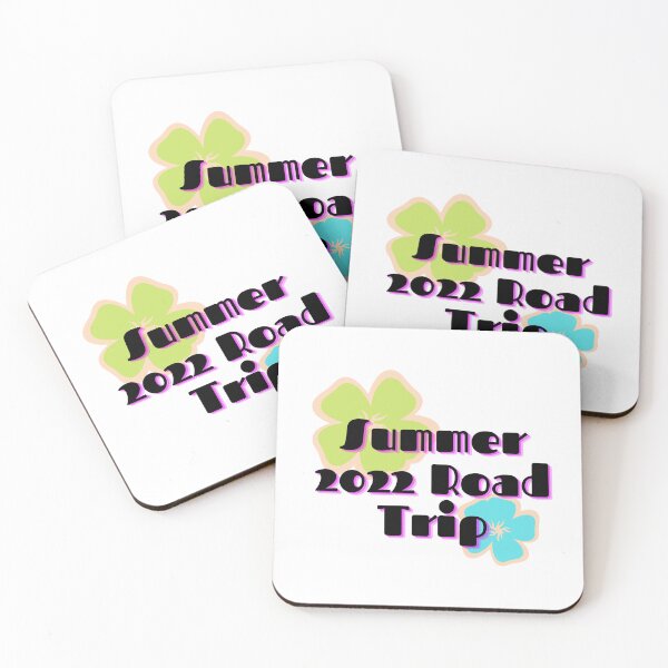 Item preview, summer 2022 road trip w/ tropical flowers designed and sold by snail-galaxy.