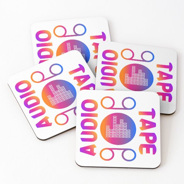 Item preview, audio cassette color gradient design designed and sold by mrelax57700.