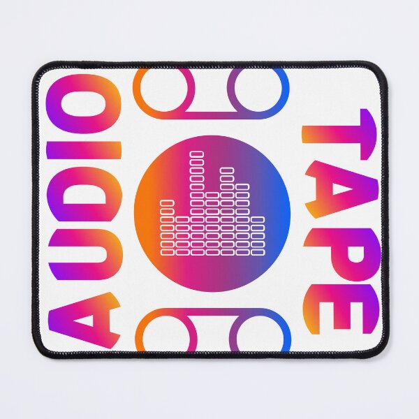 Item preview, audio cassette color gradient design designed and sold by mrelax57700.