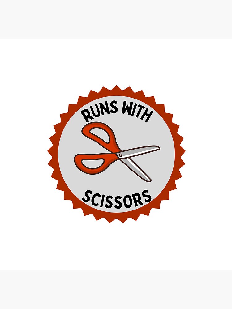 Runs With Scissors Demerit Badge | Pin