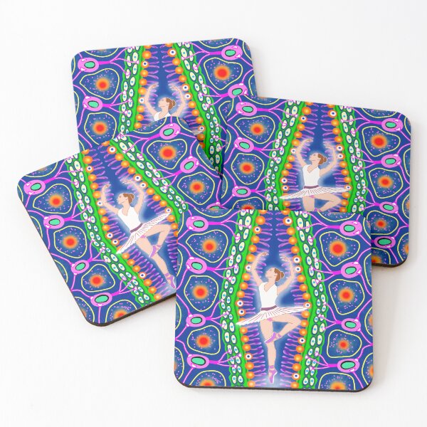 Item preview, Dancing in the cellular matrix, blue version designed and sold by Osher-BioArt.