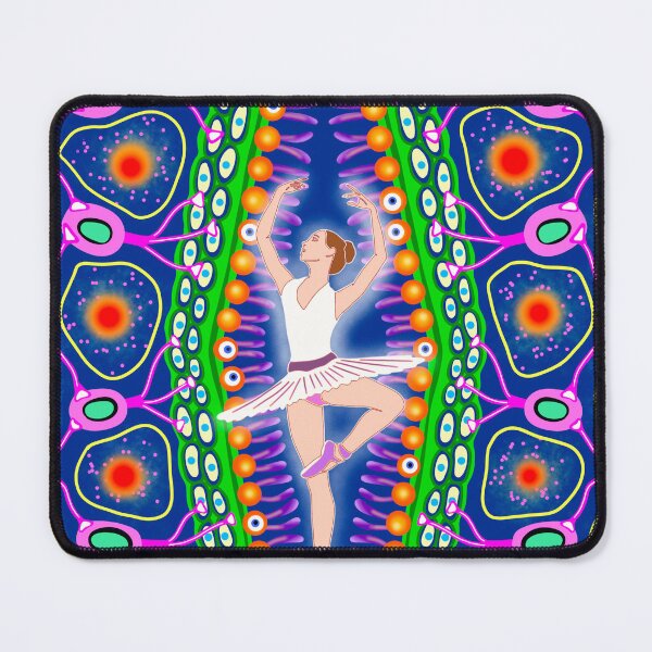 Item preview, Dancing in the cellular matrix, blue version designed and sold by Osher-BioArt.