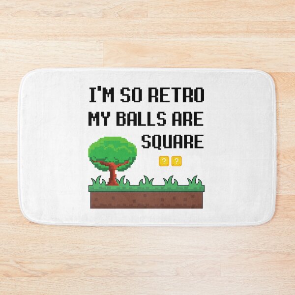 Item preview, I'M SO RETRO MY BALLS ARE SQUARE FUNNY GAMERS JOKE designed and sold by appareltolove.