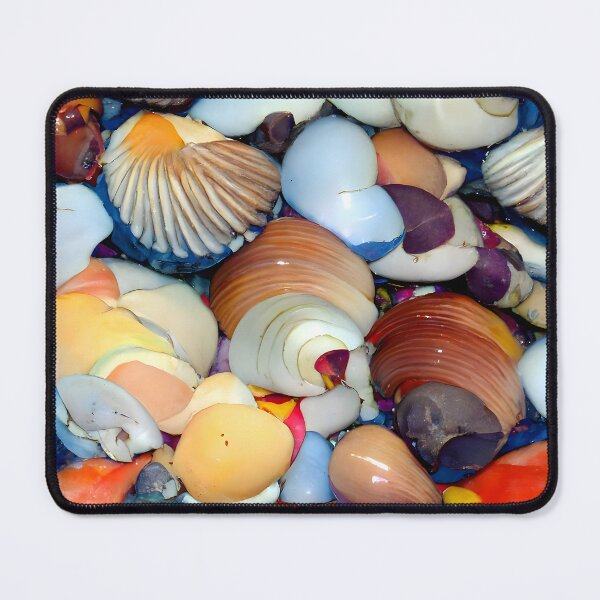 Item preview, A pile of colorful shells AI generated designed and sold by CaedmonOS.
