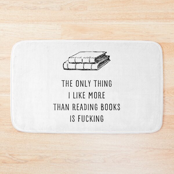 Item preview, THE ONLY THING I LIKE MORE THAN READING BOOKS IS FUCKING designed and sold by appareltolove.