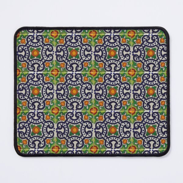 Item preview, Oranges talavera tile abstract pattern modern decoration designed and sold by T-Mex.
