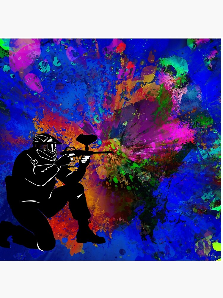 "Paintball Explosion" Poster for Sale by Paintballstuff Redbubble