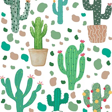 Artwork thumbnail, Pattern cactus by Laylasky