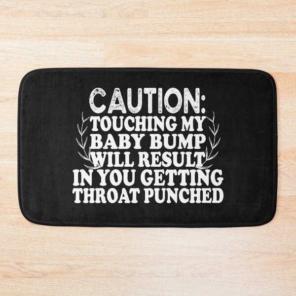 Item preview, Caution Touching My Baby Bump Funny Pregnancy Announcement designed and sold by OSTONSHOP.