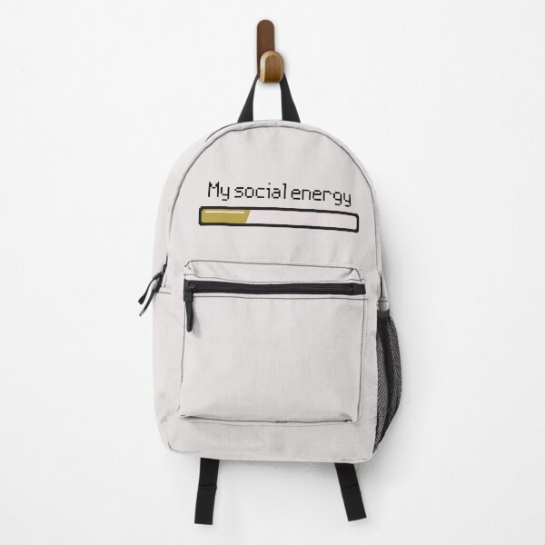 Item preview, "My social energy" Low Energy Bar designed and sold by Little Lamb's Lore.