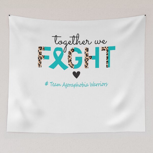 Item preview, Agoraphobia Awareness Together We Fight Team Agoraphobia Warriors designed and sold by whlrcheryl.