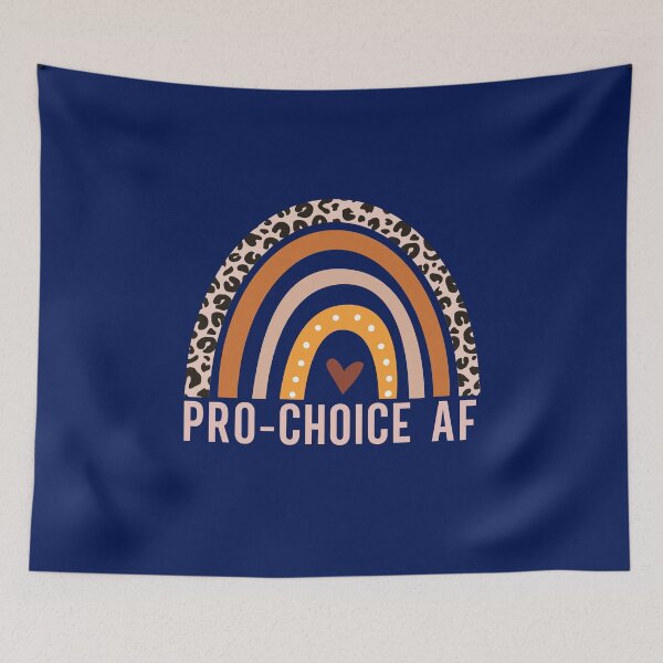 Aperçu de l'œuvre T-shirt Pro Choice AF - Droits de reproduction Pro Choice AF - Arc-en-ciel Pro Choice AF créée et vendue par GutsyShop.