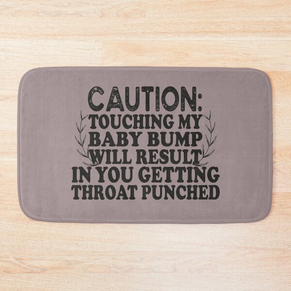 Item preview, Caution Touching My Baby Bump Funny Pregnancy Announcement designed and sold by OSTONSHOP.