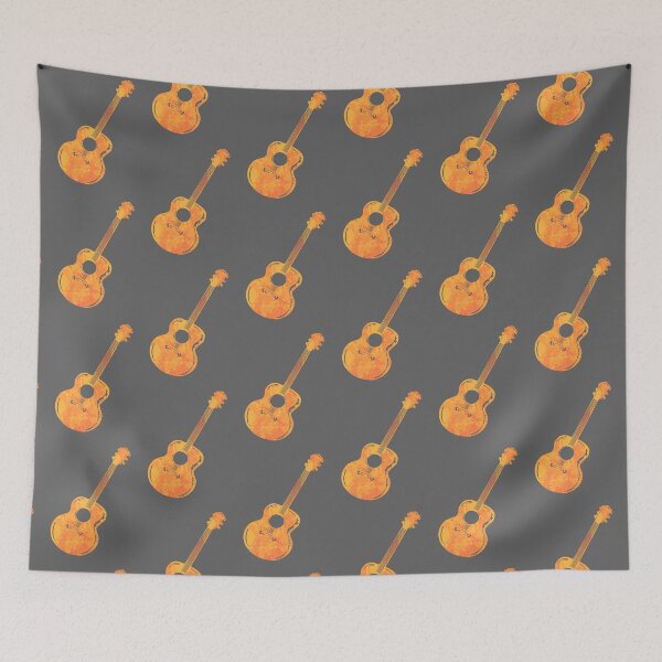 Item preview, Orange Guitar With Gray designed and sold by missmann.