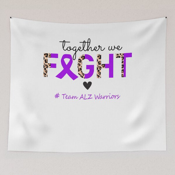 Item preview, ALZ Awareness Together We Fight Team ALZ Warriors designed and sold by whlrcheryl.