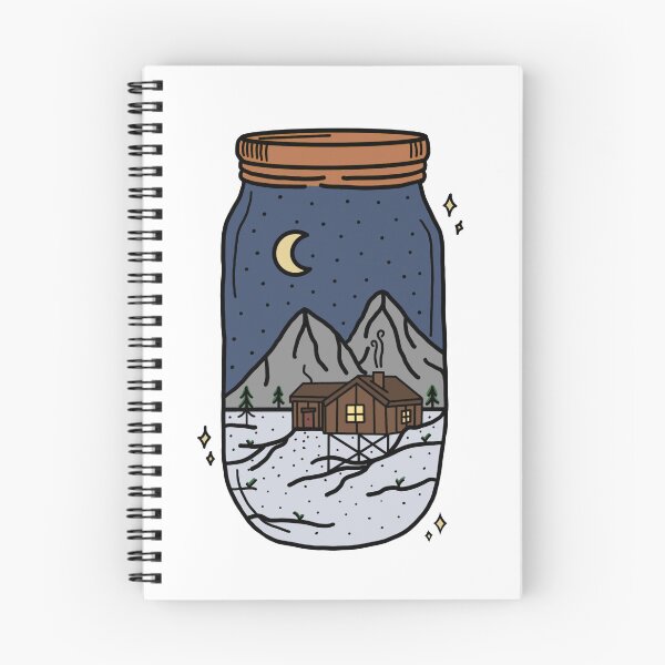 Item preview, Snowy Cabin in a Jar designed and sold by Alexa Shoop.