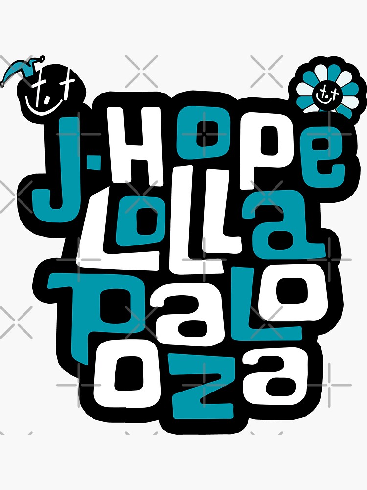 "Jhope Lollapalooza Hobi More Jack in The Box" Sticker for Sale by