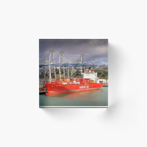 0406 Hamburg Süd - Auckland NZ Acrylic Block