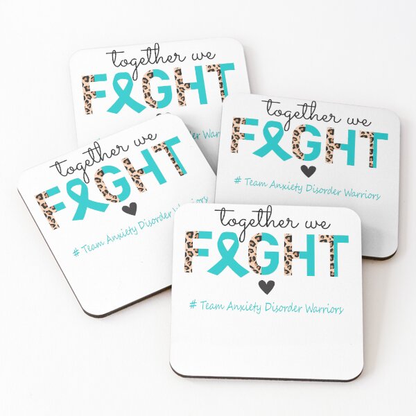 Item preview, Anxiety Disorder Awareness Together We Fight Team Anxiety Disorder Warriors designed and sold by whlrcheryl.