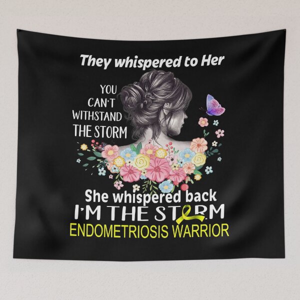 Item preview, Endometriosis Warrior I'm The Storm Endometriosis Awareness designed and sold by Hatjar.
