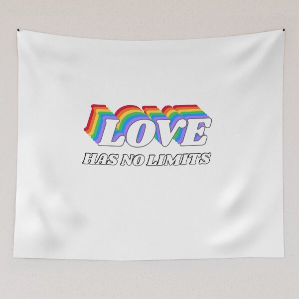 Item preview, Love has no limits - PRIDE RAINBOW designed and sold by Inspirationmotivation.