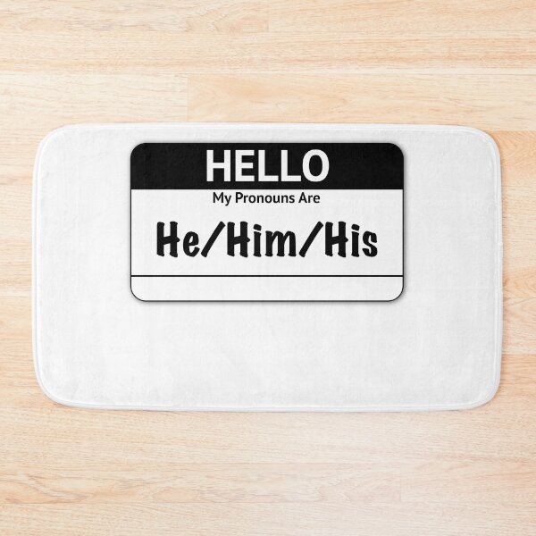 Item preview, He/Him/His Pronouns designed and sold by TheTransStyle.