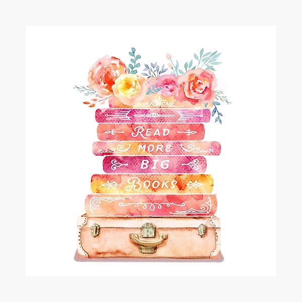 Book Stack Photographic Print
