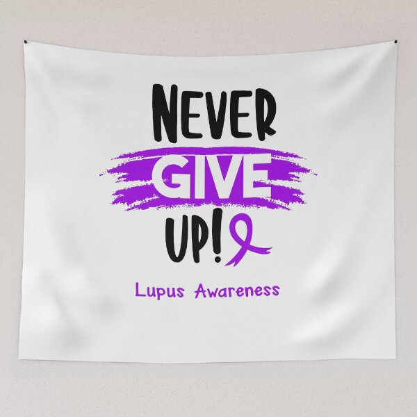 Item preview, Lupus Warrior - Lupus Awareness - Never Give Up! designed and sold by Robbsyn.