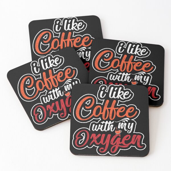 Item preview, I like coffee with my oxygen designed and sold by stryderdk.